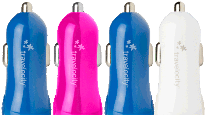 4-Pack: Travelocity 2Amp USB Car Charger