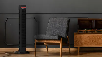 Sharper Image by Vornado Rise 40 Oscillating Tower Fan with Remote