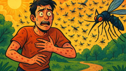 Worst part of going outside in the summer: