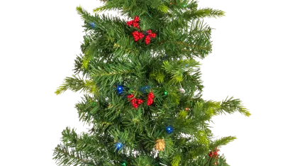 American Tree & Wreath 3-Foot Tree with Color Changing Lights