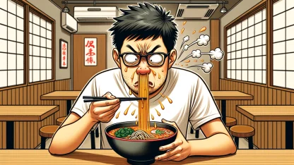 Do not sneeze spicy ramen broth into your sinuses.