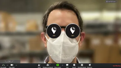 15-Pack of Black TrackR Pixels and 5-Pack of KN95 Masks