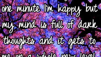 I just lost my mind for a minute