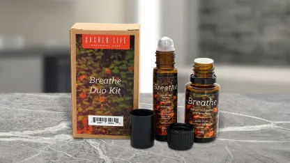 Sacred Life 2-Piece 100% Essential Oil 15ml Drop & 10ml Roll-On Set