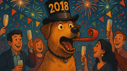 Hapi New Year!  WOOF!!