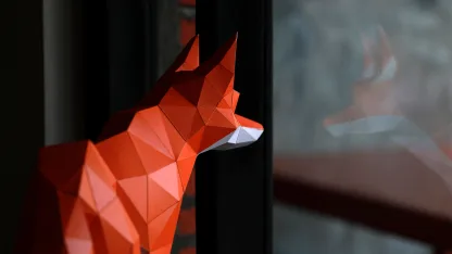 Papercraft World Walking Fox Model
