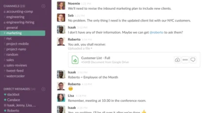 Do you use Slack at work?