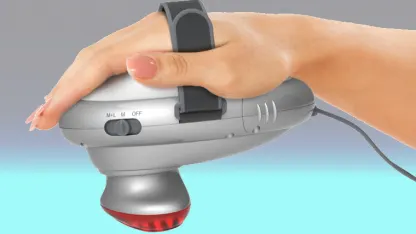 Pure Enrichment 2-in-1 Deep Tissue Percussion Massager With Infrared Therapy