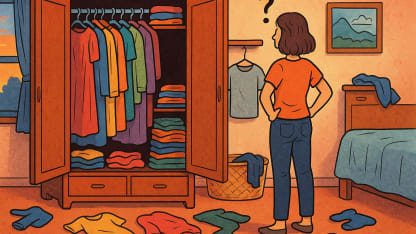 What percentage of your wardrobe do you actually wear on a regular basis?