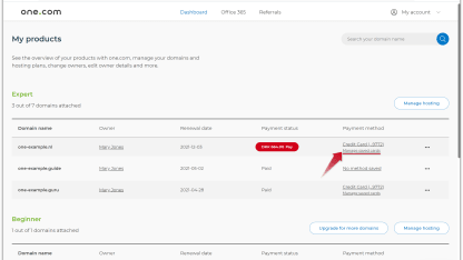 Update credit card??