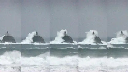 There's a big rainstorm coming through: