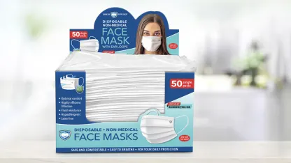 200-Pack: Individually Wrapped 3-Ply Non-Medical Disposable Masks