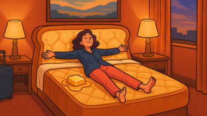 Staying in a hotel is: