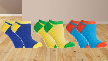 6-Pack: Minx Ladies Performance Reverse Terry Anklet Socks