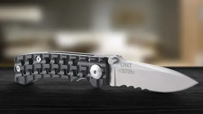 2-Pack: C.R.K.T. Ruger Go-N-Heavy Compact VEFF Serrated Knives