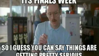 Regarding finals