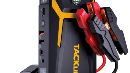 Tacklife 800A 18,000mAh Jump Starter, Phone Charger & Flashlight