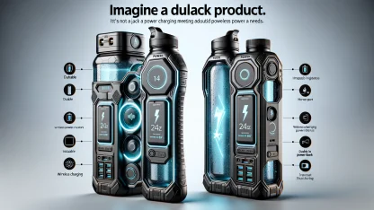 2-Pack: TYLT 24oz Power Bottle 2.0 with Wireless Charging Power Bank