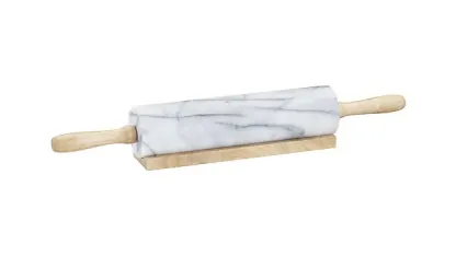 Any ideas for repairing a chipped marble rolling pin?