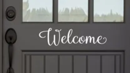 Do you have any decals in the front door or window of your home?