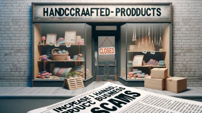 More about those "handcrafted-products business shutting down" scams