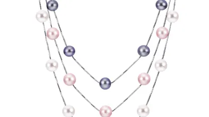 Imperial Pearl 18" Station Necklace