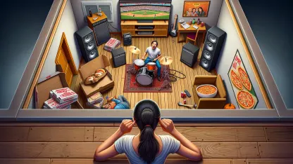 If your downstairs neighbor annoys you...