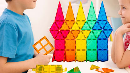 Tytan Tiles 80-Piece Magnetic Learning TileS Storage Bag (Open Box)