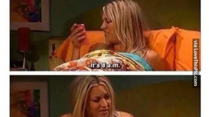 Getting up early on the weekend: