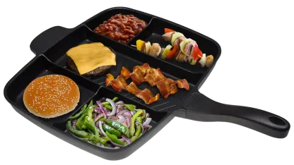 Master Pan 15" Non-Stick Divided Skillet