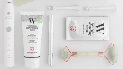 Spotlight Oral Care Sonic Toothbrush, Teeth Whitening Kit & Jade Facial Roller