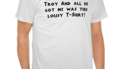 The shirt that launched a thousand ships