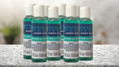 8-Pack Fresh Feet 2 oz Tea Tree Oil Liquid Soap (16oz)