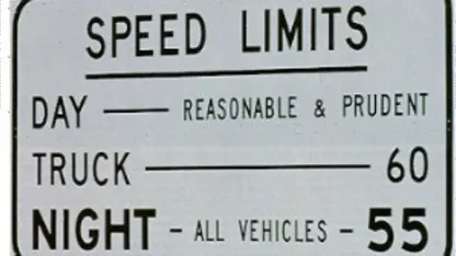 What's a reasonable speed to drive?