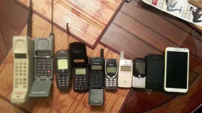 The earliest phone you remember using was: