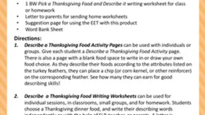 Describe Thanksgiving..