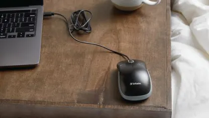 2-Pack: Verbatim Silent Wired USB-C Optical Mouse