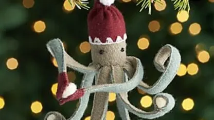 Christmas ornaments! (Yeah I know it is September - it's not my fault. Really. Blame Crate and Barrel)