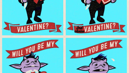 Four Irk Valentines, each for a (relatively) special someone