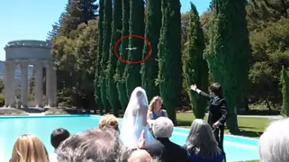 A drone delivered the rings at my brother's wedding...