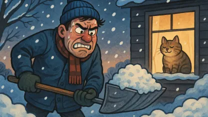 The worst part of the winter is: