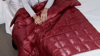 Concierge Collection Packable Down Throw in Carry Bag