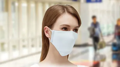 12-Pack: Vanderbilt Cool Flow Two-Layer Masks with Adjustable Earloops