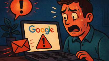 Google Warning Email