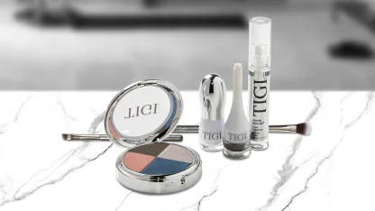 TIGI 4-Piece Makeup Set with Julep 5-Piece Beloved Basics Makeup Brushes