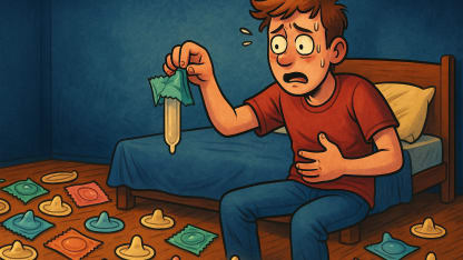 Random condom conundrum outcome!