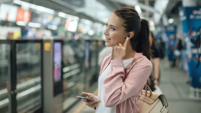 Kenwood WS-A1 Active Noise Canceling True Wireless Earbuds with Alexa