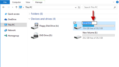 Naming a new hard drive...
