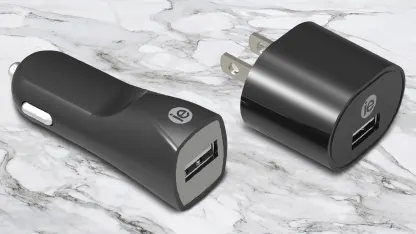 iEssentials 1-Amp Car + Wall Charging Set