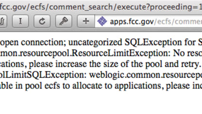 Last day to submit a comment to the FCC on Net Neutrality during the initial comment period.